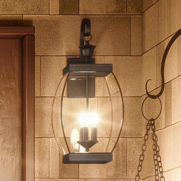Urban Ambiance Luxury Colonial Outdoor Wall Light, Large Size 22.5"H x