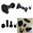 thumbnail image 2 of 4 Pack Black Cabinet Leveler Legs Adjustable Furniture Legs Adjusts from 3-7/8" to 5-1/8", for Furniture, Cabinets, 2 of 4