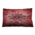 thumbnail image 1 of Ahgly Company Patterned Indoor Rectangular Love Red Lumbar Throw Pillow, 13 inch by 19 inch, 1 of 5