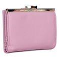 thumbnail image 2 of Julia Buxton Women's Pebble Vegan Leather Lexington Wallet, Dusty Rose, 2 of 6