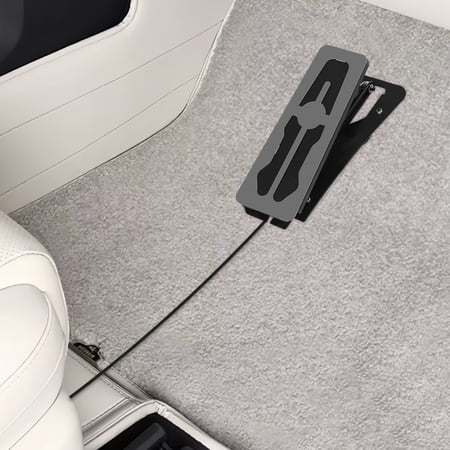 Universal Passenger Side Brake Pedal, Auxiliary Dual Brake Pedal for Driving Instructor Vehicles, Student Driver Training Brake Assist Device, Galvanized Steel Driving School Safety Brake