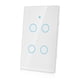 thumbnail image 3 of Interruptor de pantalla táctil WIFI de un solo círculo para CA de 4 vías 95- blanco Nikou, 3 of 15