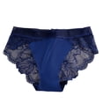 thumbnail image 1 of Gibobby Braguita cintura alta Moda de mujer Sexy Mediados de cintura Ropa interior Calzoncillos a rayas de color Ropa interior de encaje Bragas de mujer(Azul， XL), 1 of 5