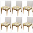 thumbnail image 2 of Haiem Lemon Leaves Printed Square Couch Cushion Covers, Floral Sofa Cushion Covers Replacement, Stretch Couch Covers for Couch-16.9in, 2 of 9