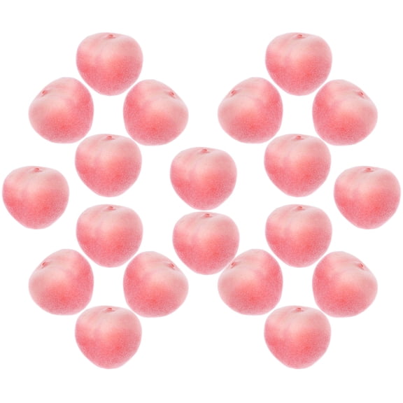 AURARMLET 20 Pieces Artificial Peach Decorations for Wedding, Party, Photography Props, Home Decor, Event Centerpieces, and Display