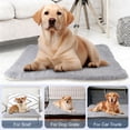 thumbnail image 6 of AndHot Large Dog Bed Crate Pad for Pets, Double-Sided Deluxe Plush Pet Mat, Washable Dog Beds Fluffy Comfy Kennel Pet Mat Sleeping Mat for Large, Medium, Small Dogs Breeds, 23" x 15", Gray, 6 of 7