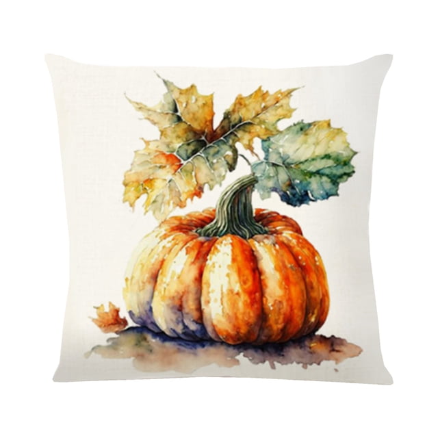 Home Decorations for Living Room,Halloween Decorations for Home Halloween Pumpkin Print Living Room Queue Decoration Style Pillows Pillows Linen Pillowcase Halloween Pillow Covers