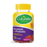Culturelle Daily Probiotic Gummies for Women & Men, Berry Flavor, 52 Count