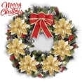 thumbnail image 5 of 12 flores de Navidad, flores artificiales de Navidad, adornos para árbol de Navidad con purpurina, árbol de Navidad con purpurina, flores artificiales de Navidad, Navidad con purpurina., 5 of 5