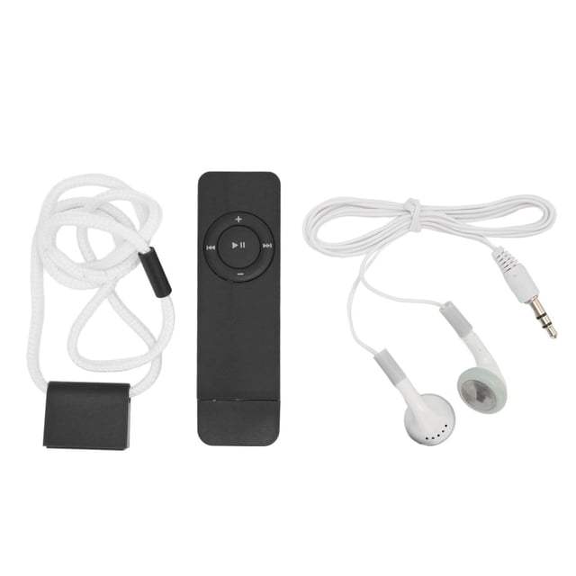 Reproductor MP3 GOWENIC ABS Mini Music 180mAh 64GB Negro