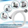 thumbnail image 4 of Glaciersei 1.5" Diameter 29060E Pool Pump Replacement Hose for Intex Filter Pumps Sand Pump & Saltwater Systems - 59" Long(1 Pack), 4 of 5