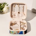thumbnail image 6 of Rabbit Travel Portable Square Jewelry Box Organizer: Ideal Solution for Rings, Earrings, Necklaces, Bracelets, and More! Gift for Girls and Women., 6 of 6