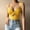 Yellow, variant on Axiiglly Tank Top for Women Deep V Neck Tank Top Criss Cross Twist Knot Hollow Out Self Tie Crop Tank Tops Casual Beach Yoga Tank Tops