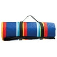 thumbnail image 3 of Rio Beach 1 ft Blue Roll-Up Beach Blanket With Handle, 3 of 5