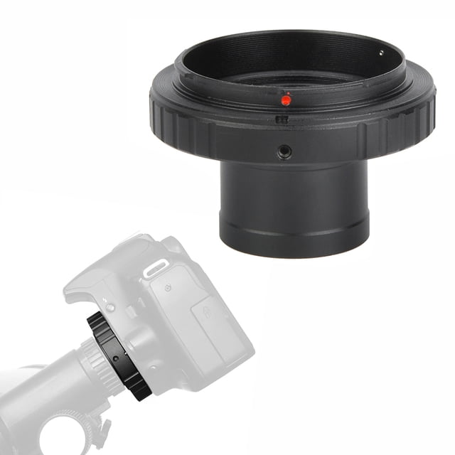 All-metal Construction Lens Adapter Telescope Lens Adapter For Camera Telescope Eyepiece Port.
