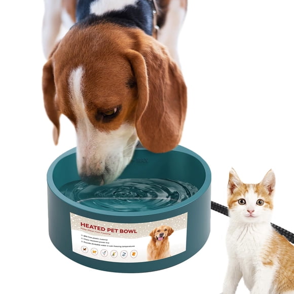 Cuenco de agua caliente NAMSAN 2.2 L para perros y gatos al aire libre