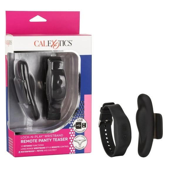 Lock-N-Play Remote Control Panty Teaser 12 Function w/ Wristband