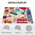 thumbnail image 3 of Fotbe London Symbols Alfombrilla de Secado para Cocina con Estampado, 18x24 Pulgadas, 3 of 7