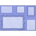 thumbnail image 1 of Ahgly Company Machine Washable Indoor Rectangle Transitional Heavenly Blue Area Rugs, 5' x 8', 1 of 7