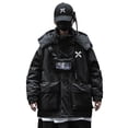 thumbnail image 2 of Niepce Inc Techwear Winter Hooded Zipper Parka Jacket Men Streetwear Fashion Coat, 2 of 10