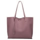 thumbnail image 1 of Dreubea Bolso de hombro de piel sintética suave para mujer, bolso de mano con borlas de gran capacidad, 1 of 5