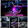 thumbnail image 5 of 2PCS New Car USB Lights, 13 in 1 Touch Adjustment USB LED Car Lights, Mini Glass Bottle LED Bulb Night Lights, Switch Memory Retention, 13 Modes & 7 Colors for Vehicle Bedroom Camping Holiday, 5 of 8