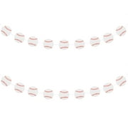 LHXC 2pcs Baseball Party Hanging Banner Novelty Sports Party Bunting Baseball Theme Banner