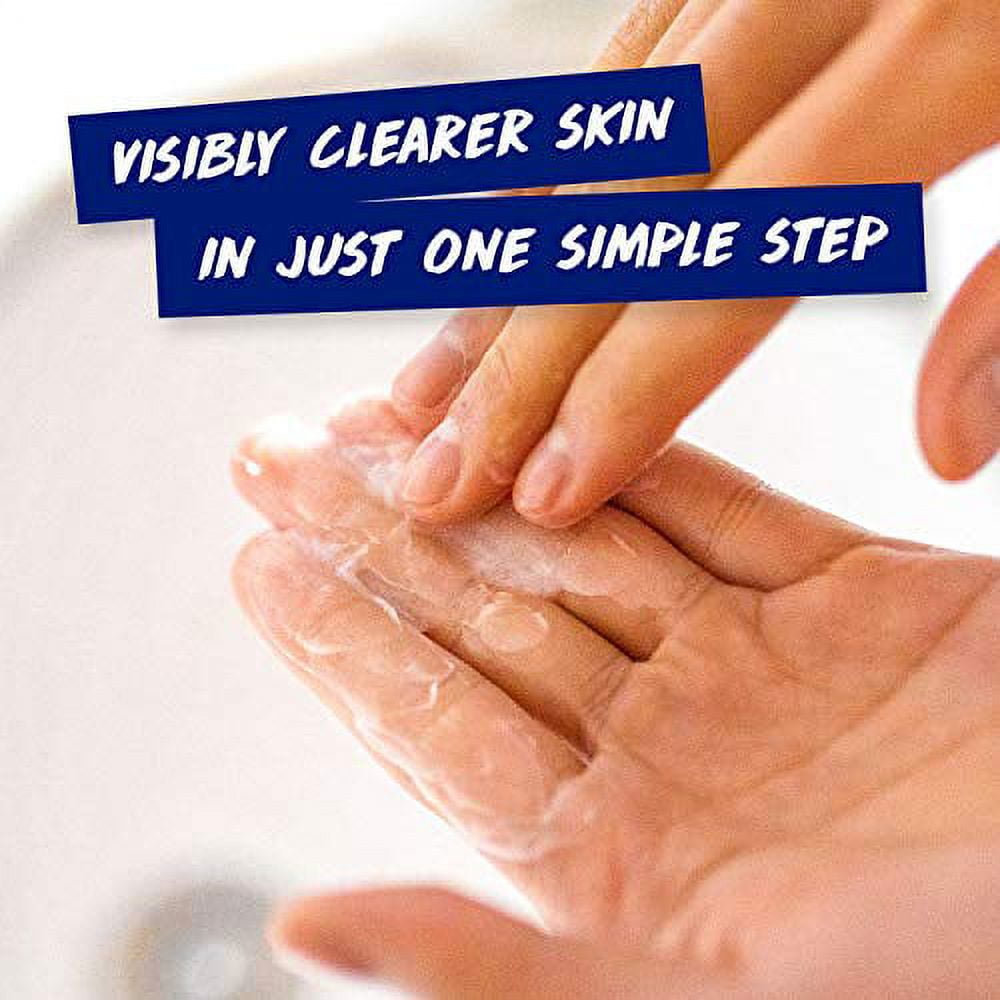 Clearasil Stubborn Acne Control 5in1 Exfoliating Wash 6.78 fl. oz., Reduces Blocked Pores, Pimple S (Pack of 5)