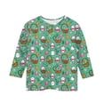thumbnail image 3 of Favoffer Boys Girls Kids 3/4 Sleeve Base Shirt Easter Print Casual Round Neck Soft Tops Spring Summer Daily Holiday Wear Sizes 3-13Y, 3 of 5