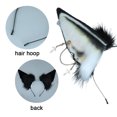 thumbnail image 3 of Fox Wolf Cat Dog Ears Diadema Hairband Hair Hoop Disfraz de Halloween Party Headwear Accesorios para el cabello MFZFUKR CPB-SSW2376-1, 3 of 5