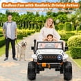 thumbnail image 2 of Telyswee Ride on Car for Kids with Parent Remote Control, 24V 4WD Battery Powered Electric Car, 2 Seater Ride On Truck, Kids Electric Vehicle, Suspension, LED Lights, 2 of 8