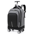 thumbnail image 2 of Mochila con ruedas, compartimento ajustable de 19 pulgadas, negra, grandeMochilas trolley para estudiantes de primaria y secundaria, 2 of 5