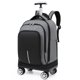 thumbnail image 2 of Mochila con ruedas, compartimento ajustable de 19 pulgadas, negra, grandeMochilas trolley para estudiantes de primaria y secundaria, 2 of 5