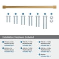 thumbnail image 4 of Amerock Farewind 18 inch (457mm) Center-to-Center Champagne Bronze Appliance Pull, 4 of 6