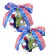 thumbnail image 4 of Supplies 2Pcs Round Hanging Ornaments Ideal For Memorial Day Events With Weather Resistant PET Material, 4 of 5