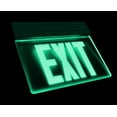 thumbnail image 6 of NICOR Lighting Edge Lit LED Emergency Exit Sign, Clear with Green Lettering (EXL2-10-UNV-AL-CL-G-1), 6 of 7
