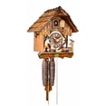 thumbnail image 4 of Cuckoo Clock Black Forest house with moving wanderer, 4 of 4
