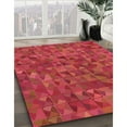 thumbnail image 2 of Ahgly Company Indoor Rectangle Patterned Ferrari Red Area Rugs, 7' x 9', 2 of 6
