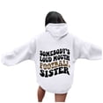 thumbnail image 1 of Wyzesi Overd Sweatshirts Femmes Coton Sweat à Capuche Imprimé Lettre de Football pour Femmes (Style) Pull Sweatshirts pour Femmes Tricoté Mignon Sweatshirts pour Femmes Automne, 1 of 5