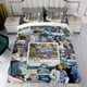 thumbnail image 4 of Anatomía de Grey Conjunto de sábanas temático, trío de piezas, cómodo y amigable con la piel, diseño único, regalo de decoración para el hogar para familiares, amigos y fans,135cm *200cm, 4 of 6