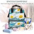 thumbnail image 5 of Gaeub Daisy Flowers Print Mummy Diaper Bag Backpack,Durable Maternity Baby Nappy Casual Shoulder Bags,Travel Hiking Outdoor Pack, 5 of 6