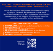 Palmers Skin Success Anti-Dark Spot Nighttime Fade Cream with Retinol & Niacinamide, Dark Spot Corrector for Face, Night Moisturizer Helps Reduce Dark Spots, Fine Lines & Wrinkles, 2.7 oz