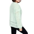 thumbnail image 2 of Free People Womens Knit Pullover Sweater, Green, Large, 2 of 3