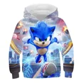 thumbnail image 4 of Ropa para niños 2024 Sudadera con capucha Sonic 3D para niños y niñas Sudadera con estampado de dibujos animados Manga larga Primavera Otoño Animación, 4 of 4