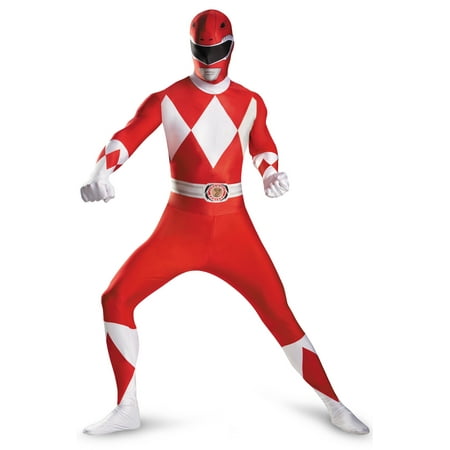 Mighty Morphin Red Ranger Bodysuit Tween/Adult Costume