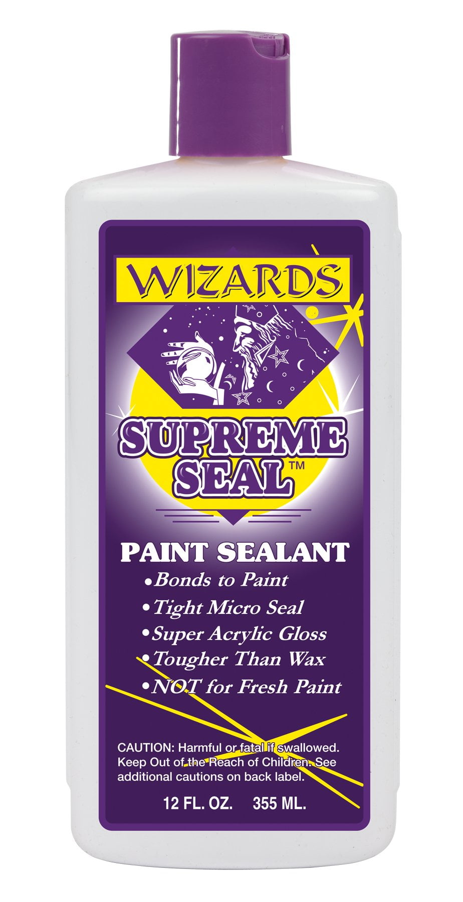 Wizard Products 11500 Supreme Seal Durable Paint Sealant, 12 Oz Bottle