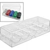 Trademark Poker Clear Acrylic Chip Tray and Cover