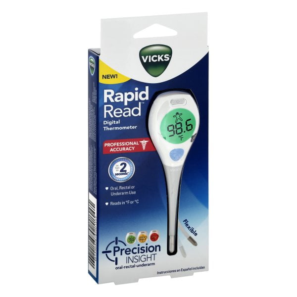 Vicks RapidRead Digital Thermometer, VDT972US