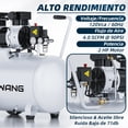 thumbnail image 2 of Compresor de Aire Silencioso 21 Galones 2 HP Libre de Aceite 120V, 2 of 8