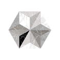 thumbnail image 3 of The Tile Life Osiris Gray Matte 3D Hexagon Porcelain Floor & Wall Tile, 8 x 9 in, 24-Piece, 3 of 11